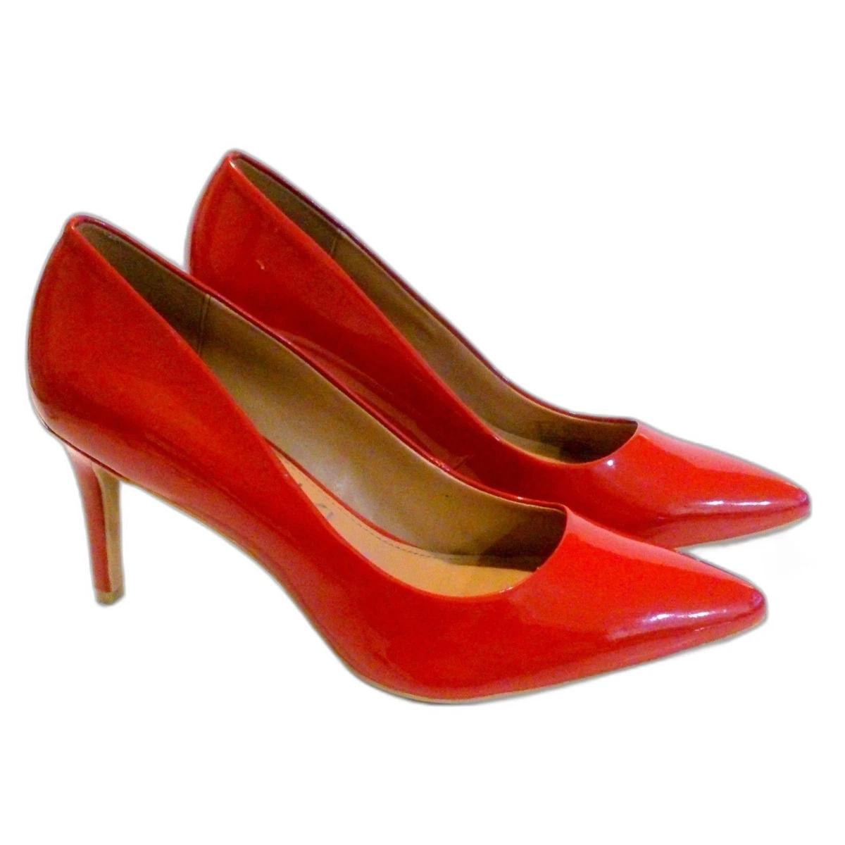 Calvin klein red clearance patent leather shoes