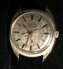 1973 Bulova Accutron  Tuning Fork N3 F11206 Wristwatch PROFESSIONALLY SERVICED