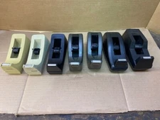 Lot of 7 3M Scotch Tape Dispensers Desktop C38 C40 C60 SEVEN Classroom Shop
