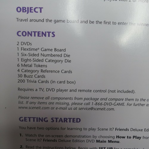 Friends Scene It? Deluxe Edition DVD Game Complete TV Show Trivia Collectors Tin - Picture 3 of 11