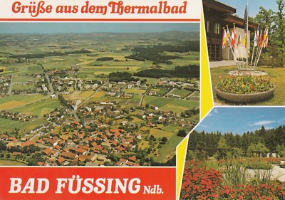 Ak Grüße aus dem Thermalbad Bad Füssing - versch. Ansichten