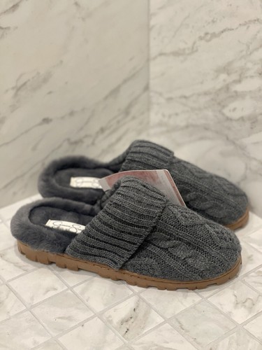 Jessica Simpson Women Large 8-9 Indoor Outdoor Memory Foam Slippers Plush Lining - Picture 4 of 7