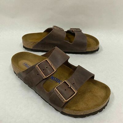 Birkenstock New w/o Box Arizona Habana Oiled Leather Soft Footbed R -Select  Size