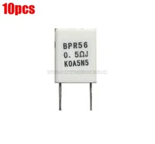 10Pcs Non-Inductive Resistor 0.5R 500Mr 5W+/-10% Ic New mh