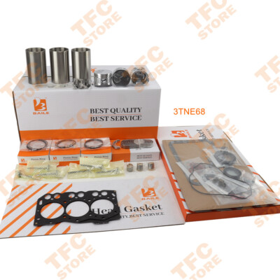 Overhaul Rebuild Kit For Yanmar 3TNE68 3TNE68C 3D68E Engine Generator Tractor