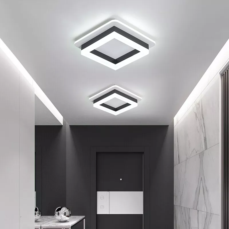 12W LED Ceiling Light Fixture Modern Decor Lamp Acrylic Downlight Bedroom Aisle
