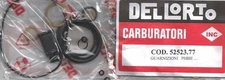 Dellorto PHBE 30-38mm TM kart, KTM Beta Cagiva carburetor gasket set  52519-77