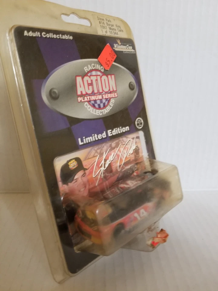 Steve Park 1997 Acción 1:64 #14 Burger King Monte Carlo Edición Limitada Foto 3 de 4
