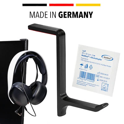 STEKIS Gaming Headset Halterung für Monitor Bildschirm Haken - Kopfhörer Halter