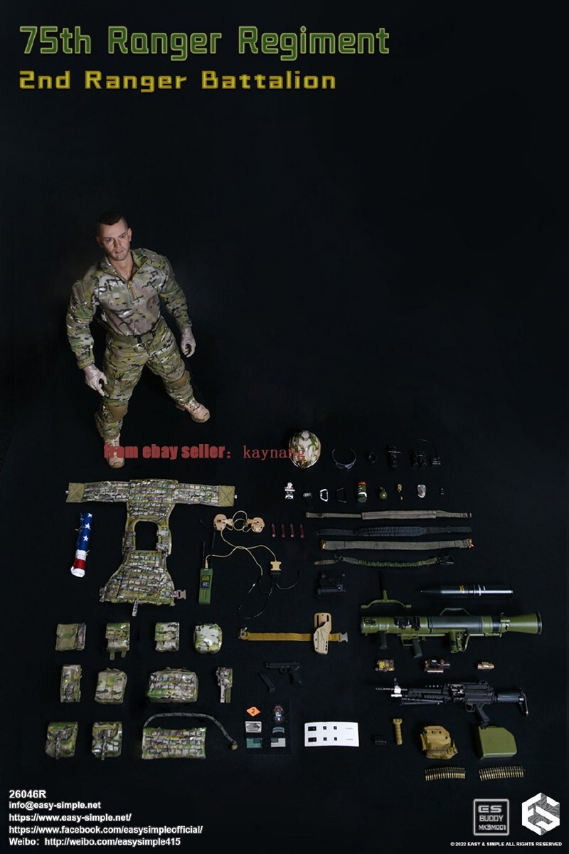 Easy＆Simple 26046R 1/6 75th Ranger Regiment 2nd Ranger