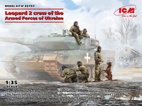Icm 35757 Leopard 2 Crew Of The Armed Forces Of Ukraine, 6 Figuren In 1:35