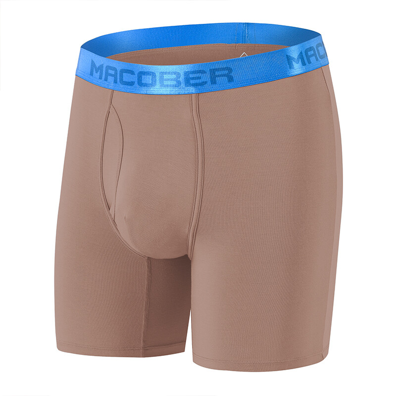 Zonbailon Men's Underwear, Anti-wear Legs, No Curling,bamboo Fiber Comfort Boxer