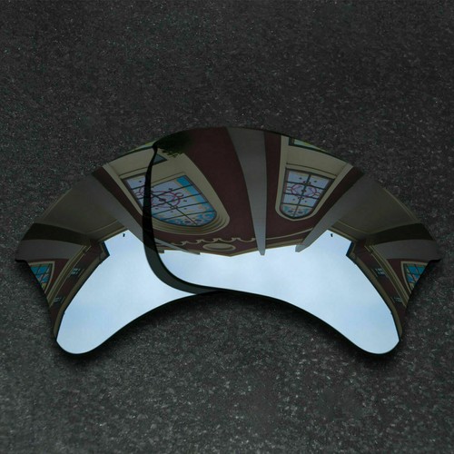 US Silver Polarized Replacement Lenses For-Oakley Flak Jacket XLJ