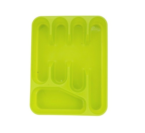 Kunststoff Besteck Tablett Halter Organizer Schublade Einsatz ordentlich Aufbewahrung 5 Fach - Bild 37 von 66
