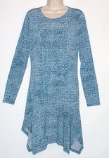 NWT! MICHAEL KORS - $110/$120 - Women's Long Sleeve Jersey Dress, Blue M, L