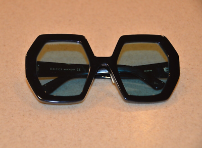 RARE HOLLYWOOD FOREVER GUCCI BLACK BLUE ITALY GEO HEXAGON  display picture 2