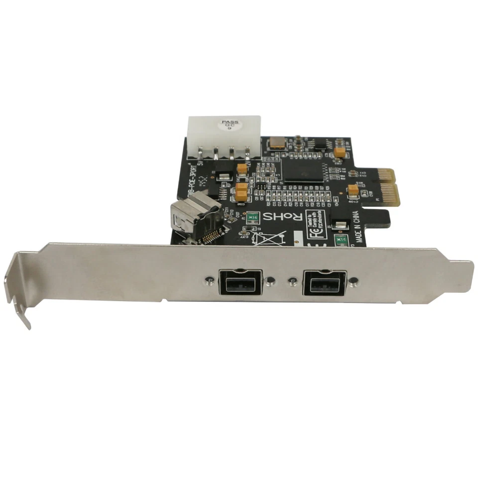 XT-XINTE PCI Express PCI-E x1 to 3 Ports 1394B Controller Card Add On Card - Image 3 of 4