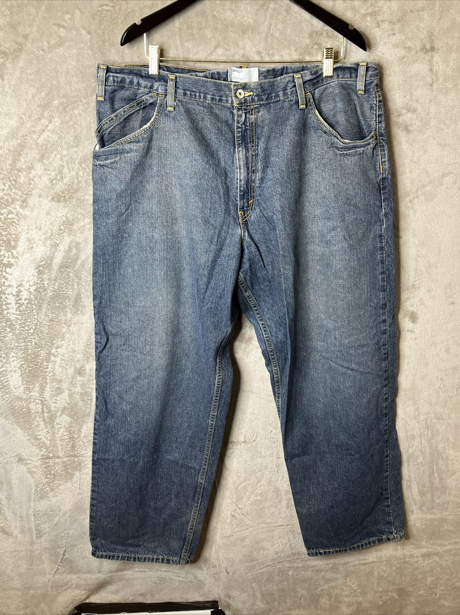 Vintage Levis Silvertab Baggy Denim Jeans Med Wash 40X30 Loose Fit