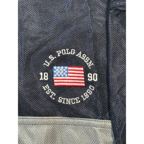 Vintage 90s US Polo Association Windbreaker Jacket Hooded Size Men's 3XL Blue - Picture 3 of 10