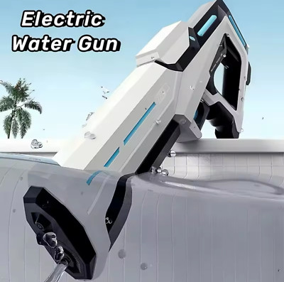 Elektrische Wasserpistolen für Erwachsene Leistungsstark Squirt Automatische Wasserabsaugung Wasser