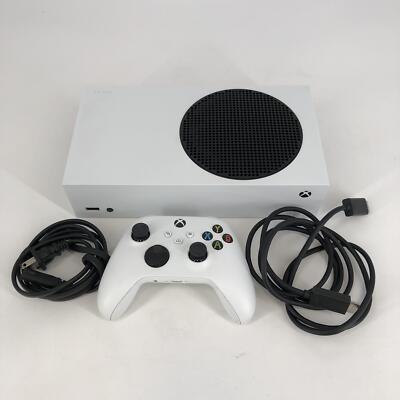 Microsoft Xbox Series S Console White 512GB - Very Good w/ Controller   Cables