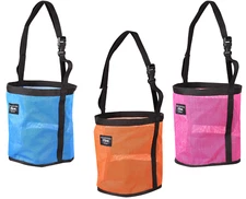 Cashel Horse Size Equine Feed Rite Feeding Hay Bag Pink Blue Orange