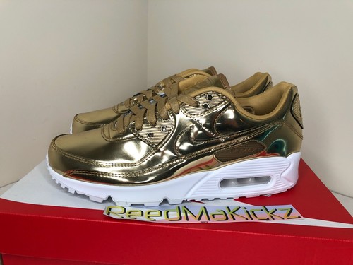Nike Air Max 90 SP Oro Metálico Para Mujer 2020 CQ6639 700 | eBay