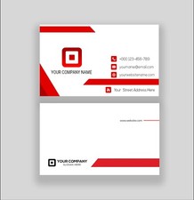 Premium Business Card Template for Companies, Organizations, and Entrepreneurs