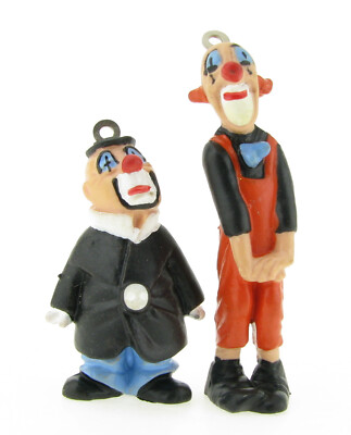 2x Schleich Zirkus Clown 3,8 - 5,4 cm Figur Figure Spielfigur Schlüsselanhänger