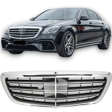 Kühlergrill passt für W222 S-Klasse chrom + Nachtsicht | 2013-2020 Kühlergrill passt für W222 S-Klasse chrom + Nachtsicht | 2013-2020