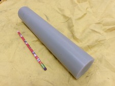 GREEN G10 PHENOLIC ROD epoxy machinable plastic micarta bar 2-1/4" OD x 12" LONG