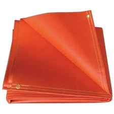 Hi Temp O51-8X10-20-B Welding Curtain, Silicone Coated Fiberglass, 8 Ft. W., 10