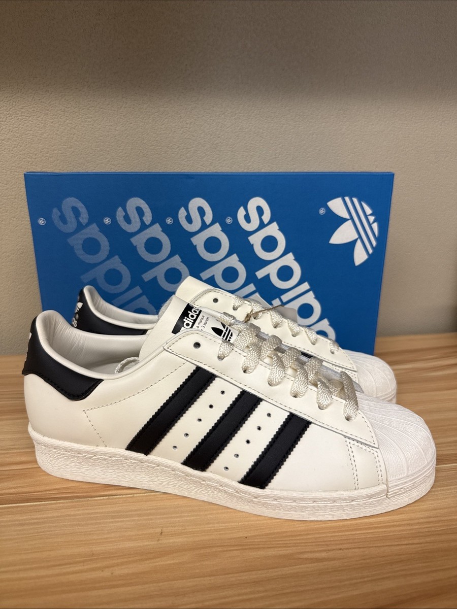 ★Adidas Superstar 82 Off White Core Black★ adidas Superstar 82 Cloud White Core Black Off White GY7037