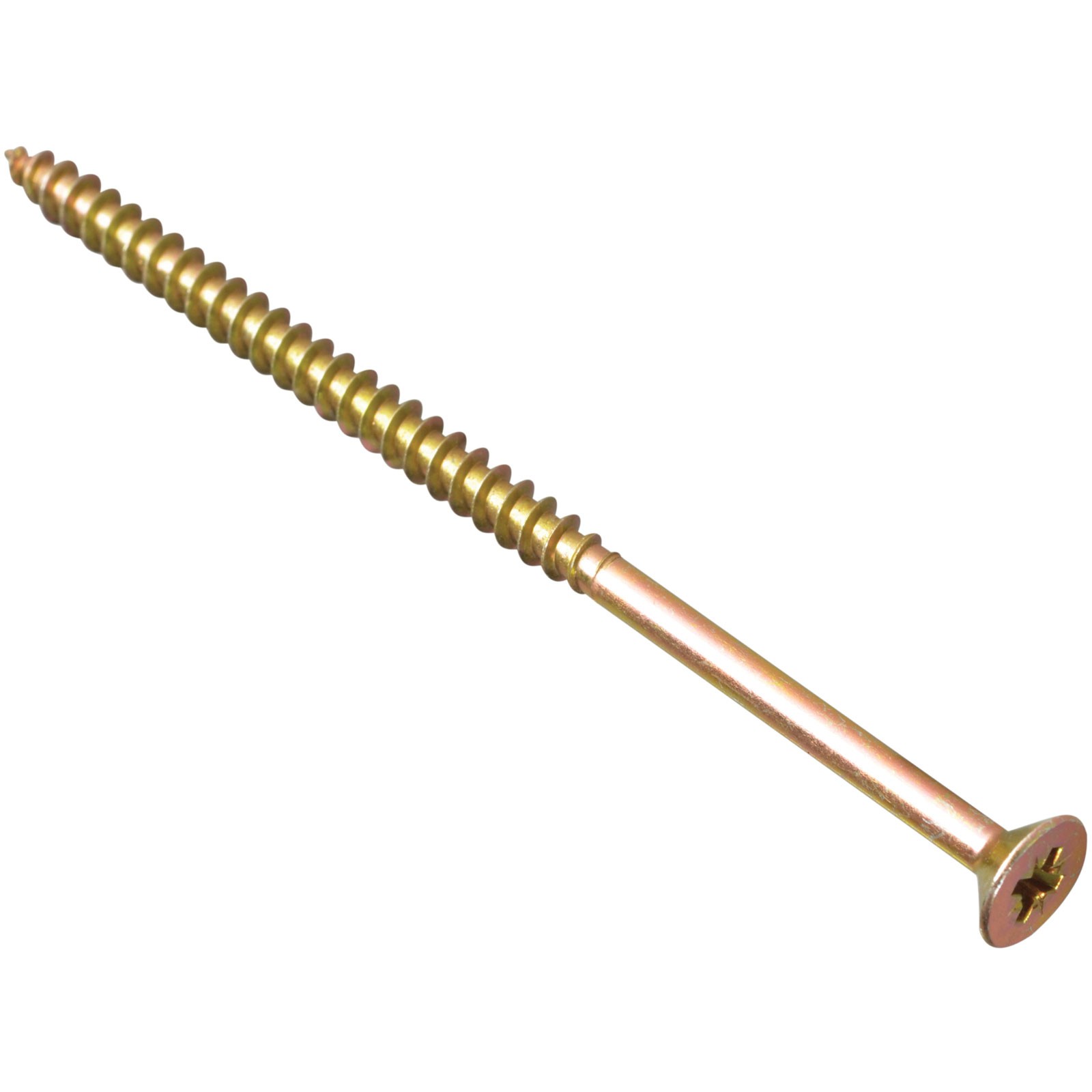 ForgeFix Multi-Purpose Pozi Screw CSK ST ZYP 5.0 x 100mm Box 100