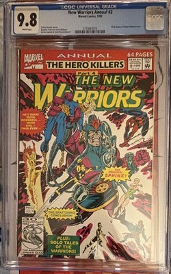 Marvel Comics New Warriors Annual #2 (1992) CGC 9.8 The Herokillers Spider-Man