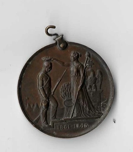 74th Ohio Infantry Civil War Tiffany Medal POW WIA Wounded Prisoner Oh OVI File