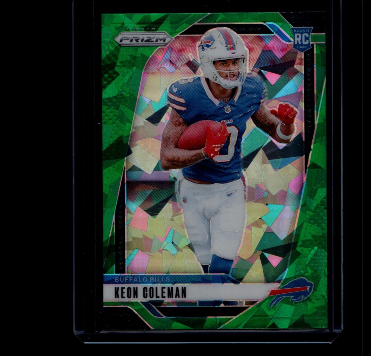 2024 Panini Prizm - Keon Coleman #362 Green Ice Prizm (RC)
