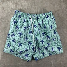 Boardies Apparel Mens Swim Trunks Board Shorts Size Medium 6" Inseam Palm