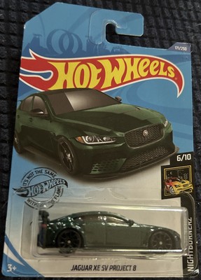2020 Hot Wheels JAGUAR XE SV PROJECT 8 Nightburnerz Series 6/10