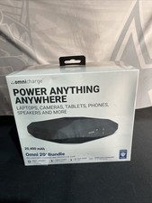 Omnicharge Omni 20 Bundle 20000mAh Portable Power Bank AC USB-C QC 3.0 NEW