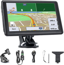 Navigatore Satellitare Da 7 Pollici per Auto, Navigatore GPS H;D Con Mappe Del R
