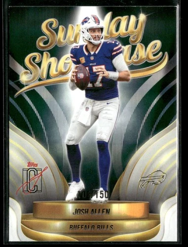 2025 Topps Signature Josh Allen Green (RAW)
