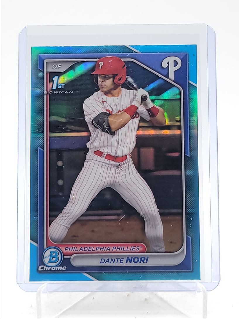 DANTE NORI 2024 BOWMAN CHROME DRAFT 1ST SKY BLUE PHILLIES Q0566