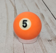 Mini Pool Billiard Ball 1.5" - Replacement Collectible - SOLID ORANGE 5