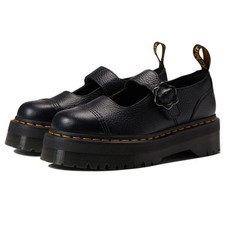 Dr. Martens Women's Black Loafers 26cm Slip-On Shoes, Durable Outsole