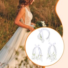 Bridal Bouquet, Hand-tied Flowers, Artificial  for The Engagement