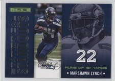 2013 Panini Rookies & Stars Statistical Standouts Marshawn Lynch #6 0z6