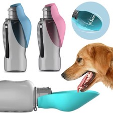 800ml Portable Dog Water Bottle For Small Medium Big Dogs Outdoor Travel Drinkin