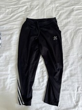 Mens Adidas Essential Fleece Tapered Cuff Pants Sweatpants Joggers 3 Stripe