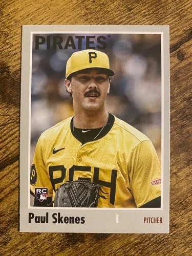 PAUL SKENES 2024 TOPPS ARCHIVES  ROOKIE CARD, PITTSBURGH PIRATES